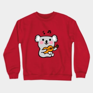 Koala playing guitar Crewneck Sweatshirt